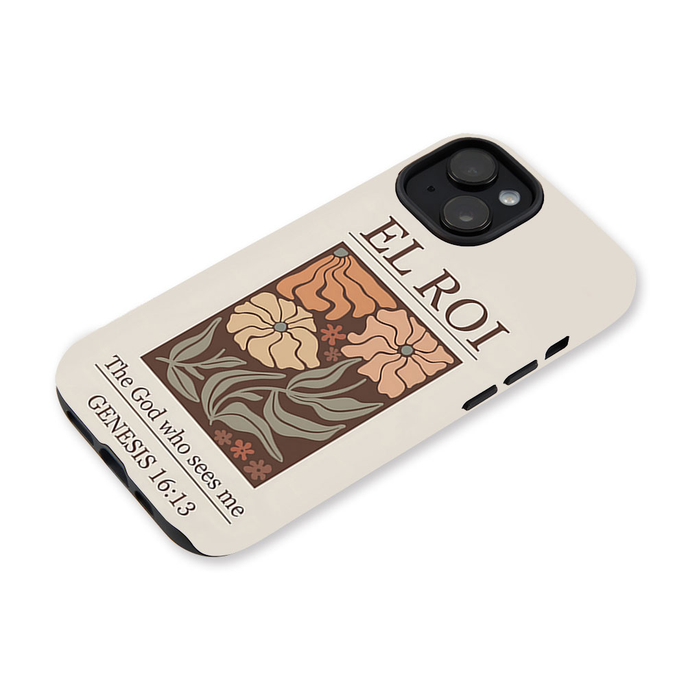 The God Who Sees Me Christian Phone Case-Teevibe