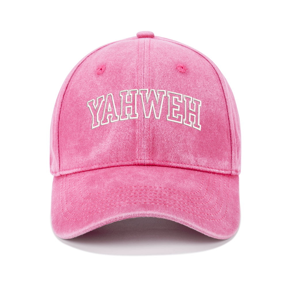 YAHWEH Christian Washed Hat-Teevibe