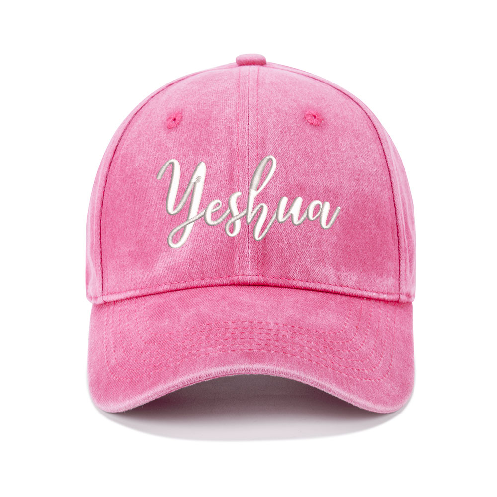 YESHUA Christian Washed Hat-Teevibe