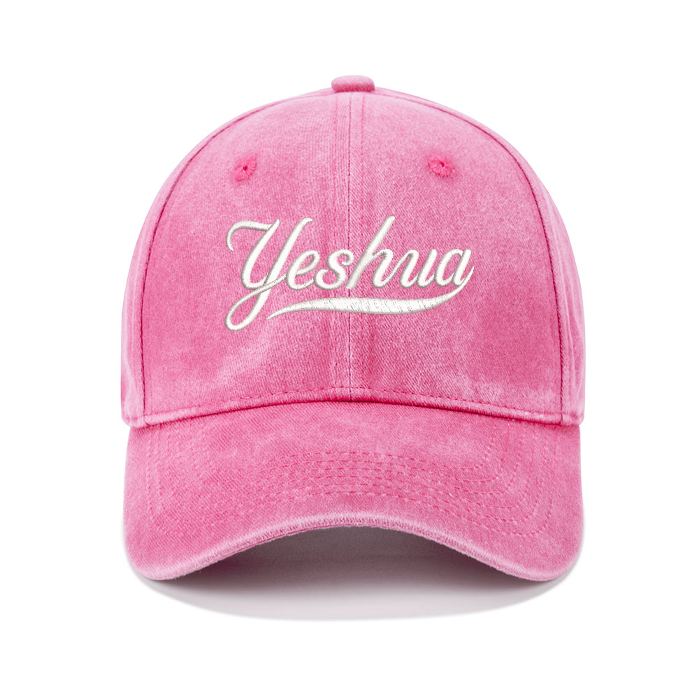 Yeshua Christian Couple Washed Hat-Teevibe