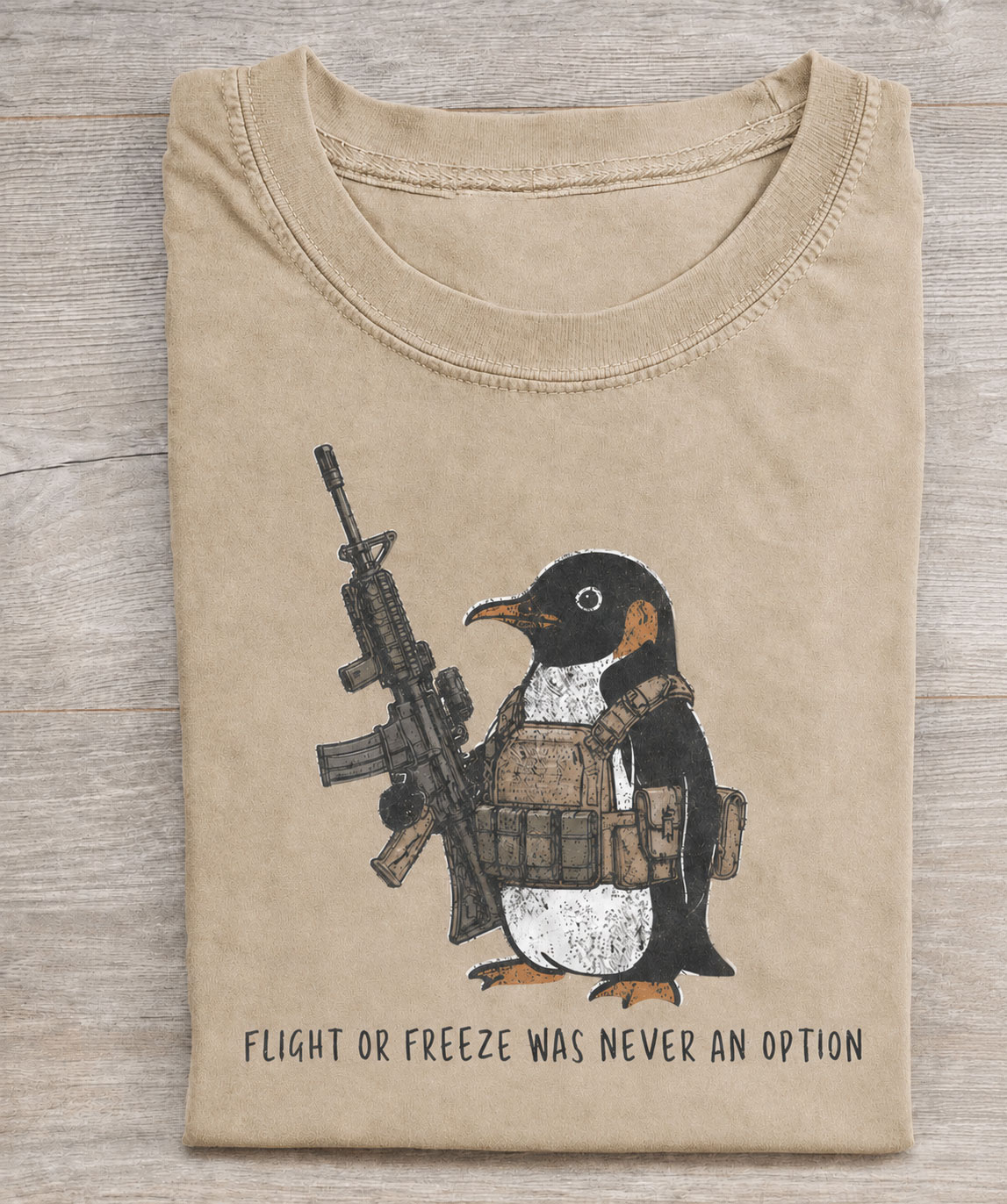 Flight Was Never An Option Vintage Comfort Colors Tee