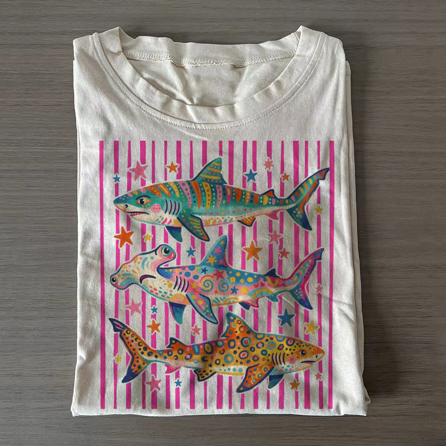 Summer Beach Shark Week Lover T-shirt-Teevibe