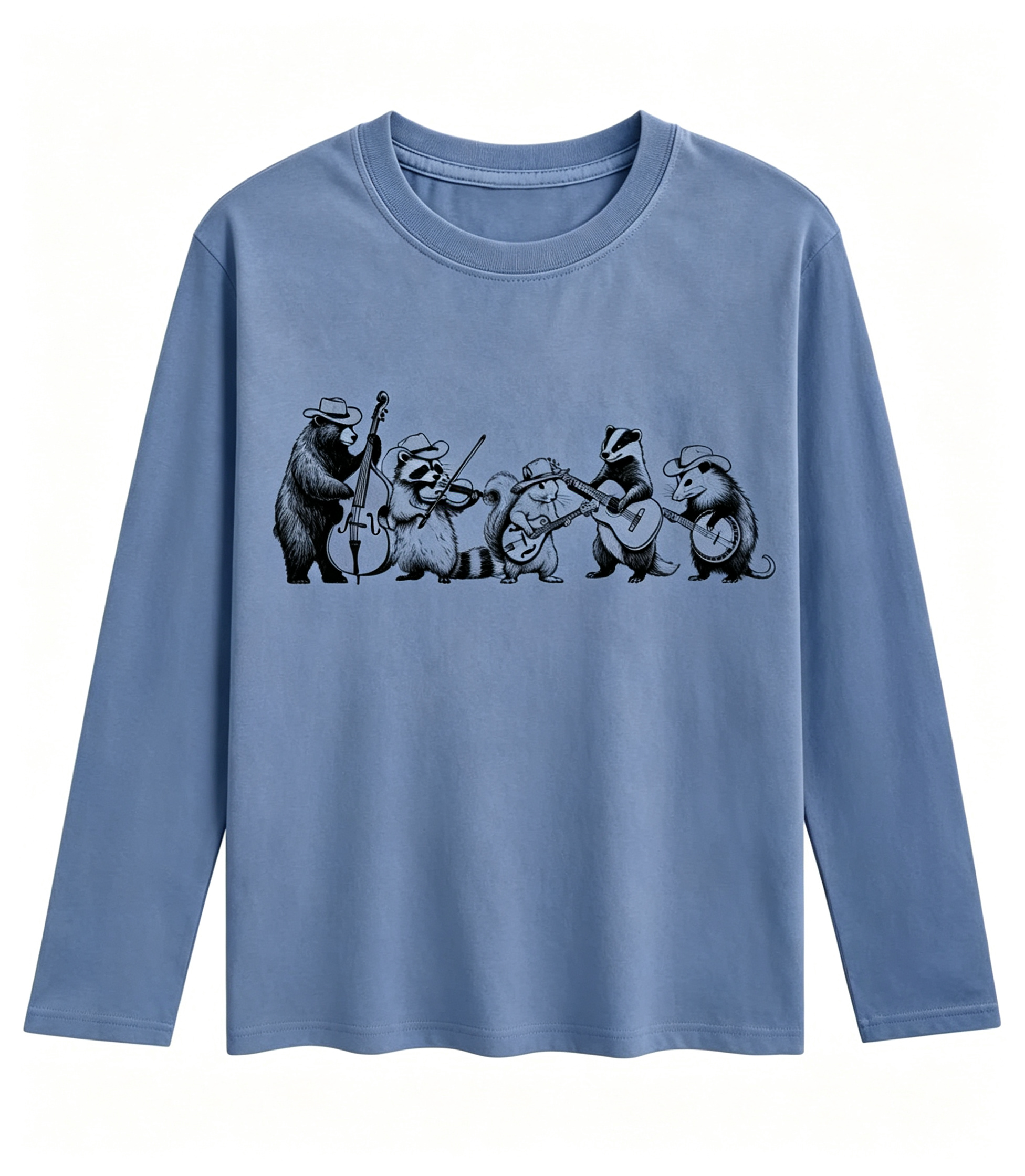 Animal Bluegrass Band Long Sleeve T‑Shirt