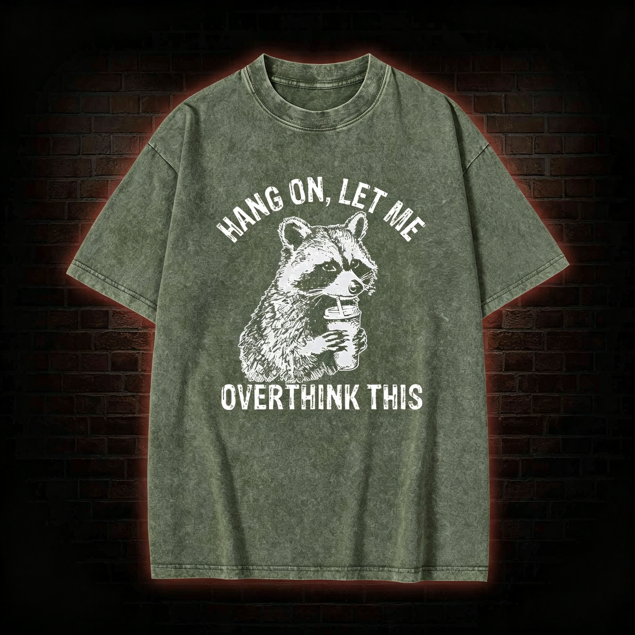 Hang on Let Me Overthink This Washed T-shirt