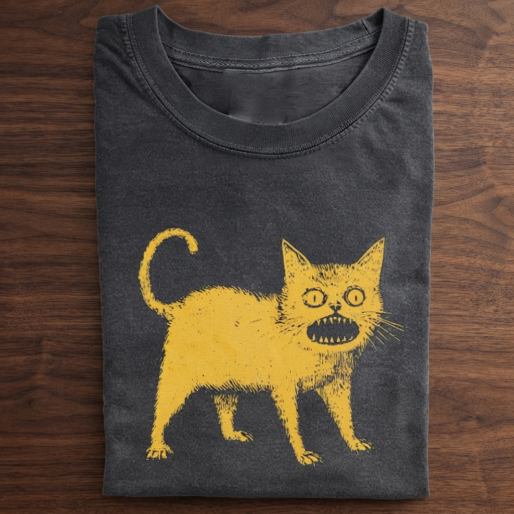 Horrible Japanese Cat T-shirt