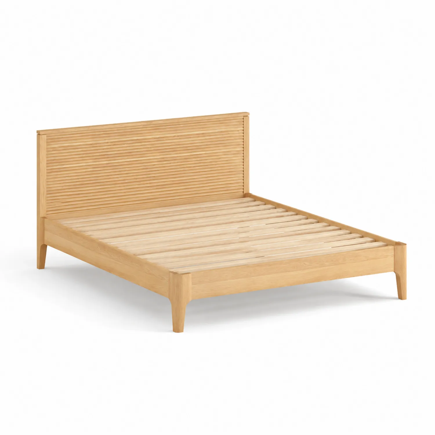 Letto matrimoniale in legno di quercia 200x160 cm
