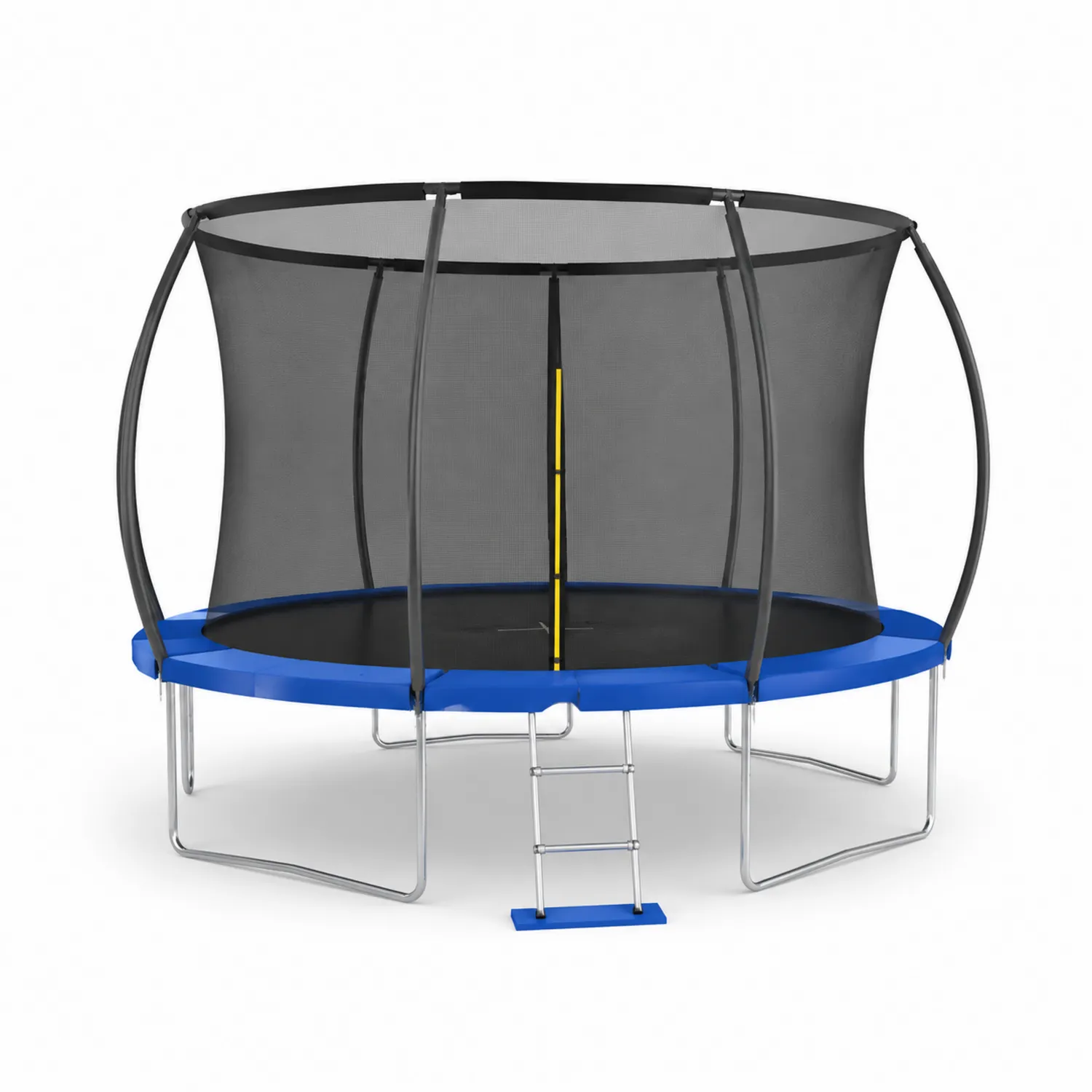 Trampolino rotondo diametro 305 cm con rete di sicurezza e scala