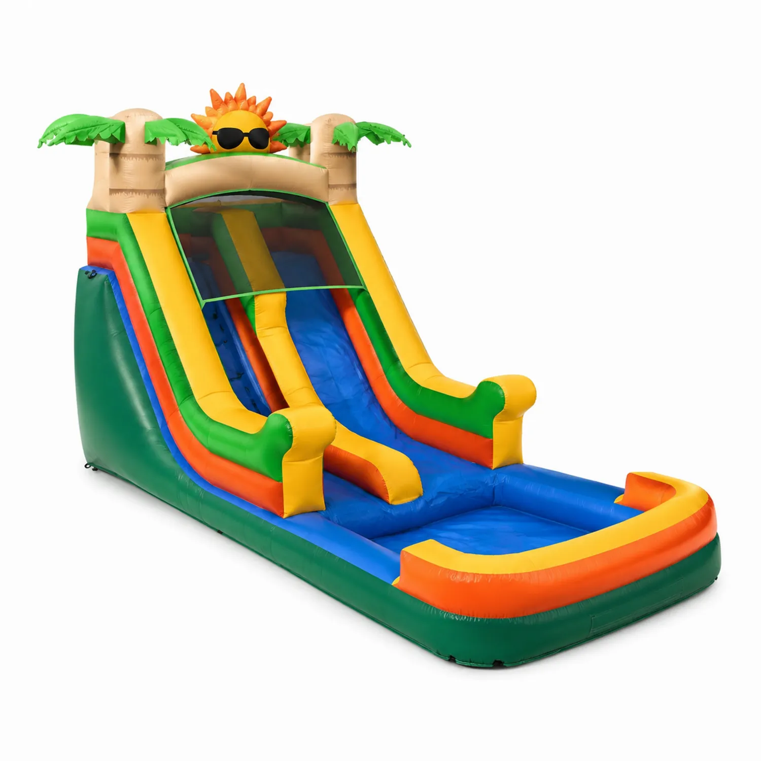Scivolo Gonfiabile per Bambini con Piscina in PVC Multicolore