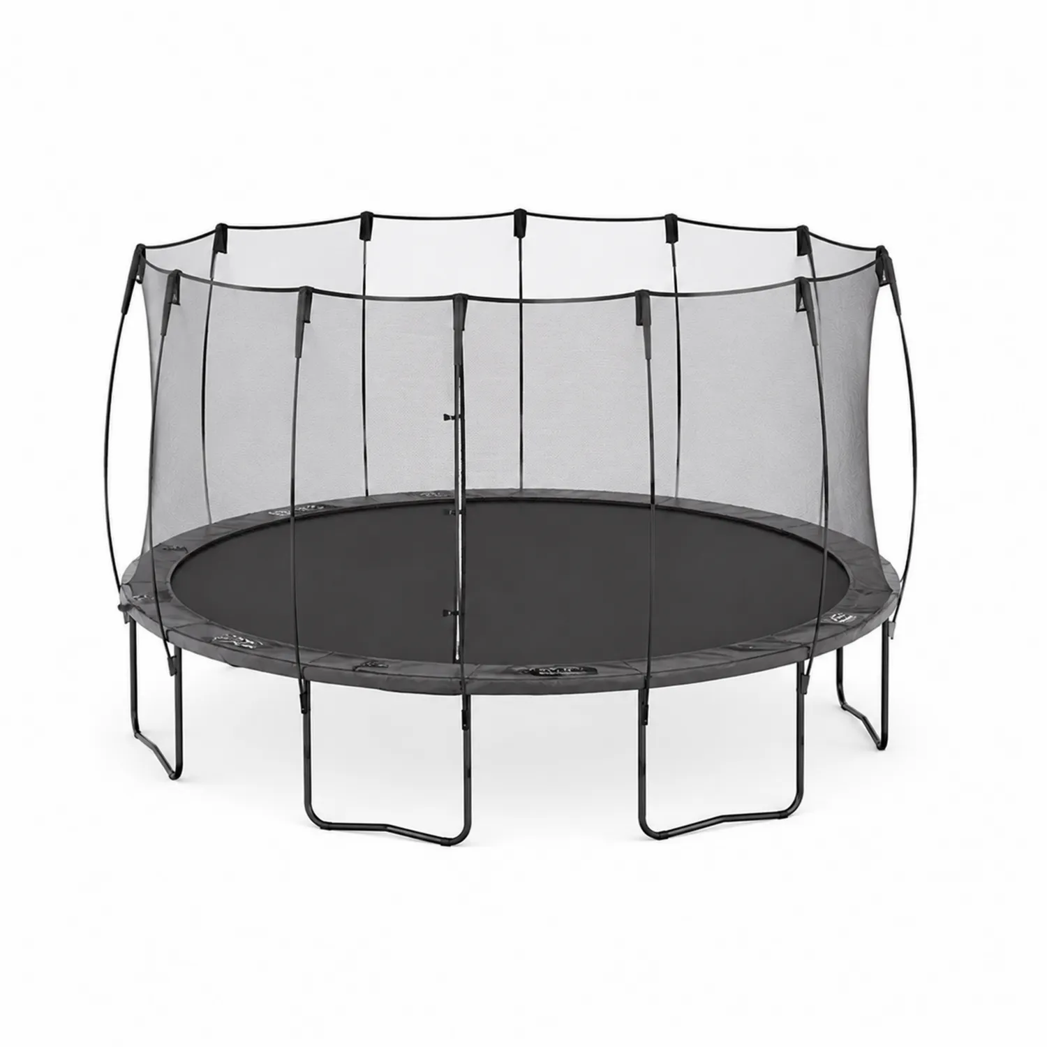 Trampolino rotondo con rete di sicurezza Ø366 cm struttura in acciaio