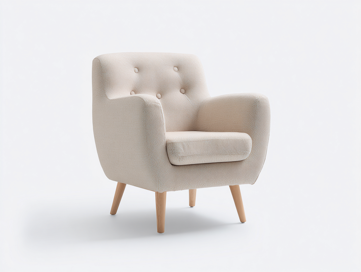 Poltrona in tessuto-tessuto-legno-73x78x82 cm-beige-stile moderno minimalista-Niriajahaus