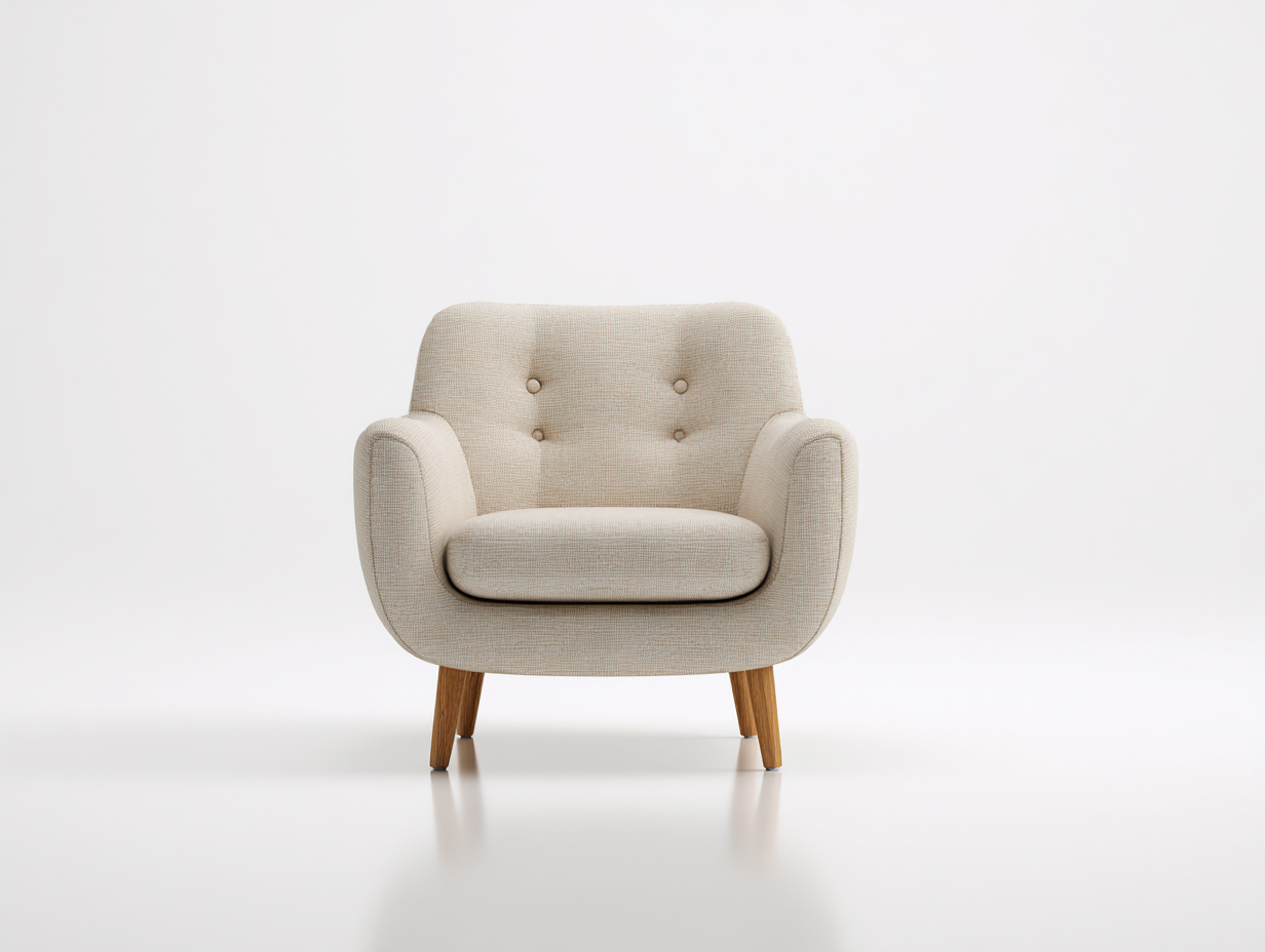 Poltrona in tessuto-tessuto-legno-78x82x84 cm-beige-stile moderno-Niriajahaus