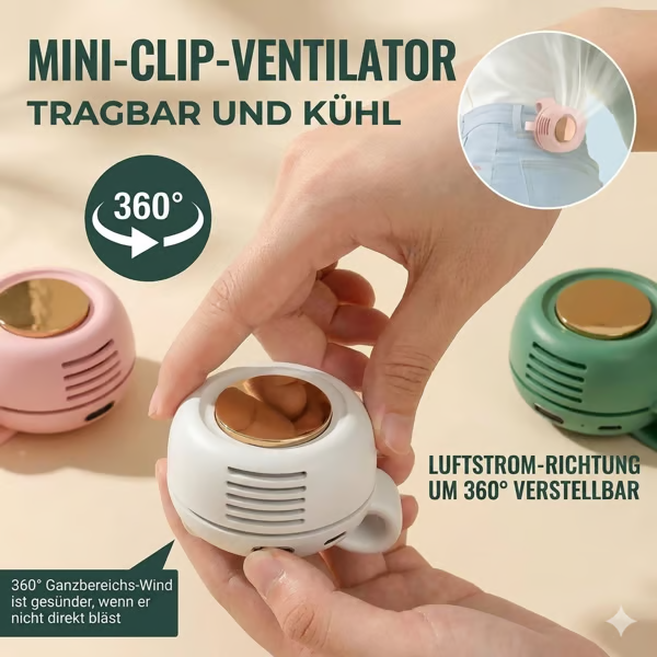🌀Tragbarer, leiser Mini-Bladeless-Elektroventilator