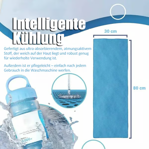 🎉1 KAUFEN, 1 GRATIS🌞Kühlendes Handtuch – Sofortkühlung überall und jederzeit! Wiederverwendbar, weich und hochsaugfähig