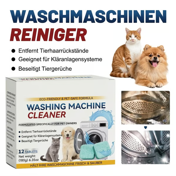 🔥Leistungsstarke Reinigungstabletten für Waschmaschinen – beseitigen schnell versteckte Bakterien und unangenehme Gerüche