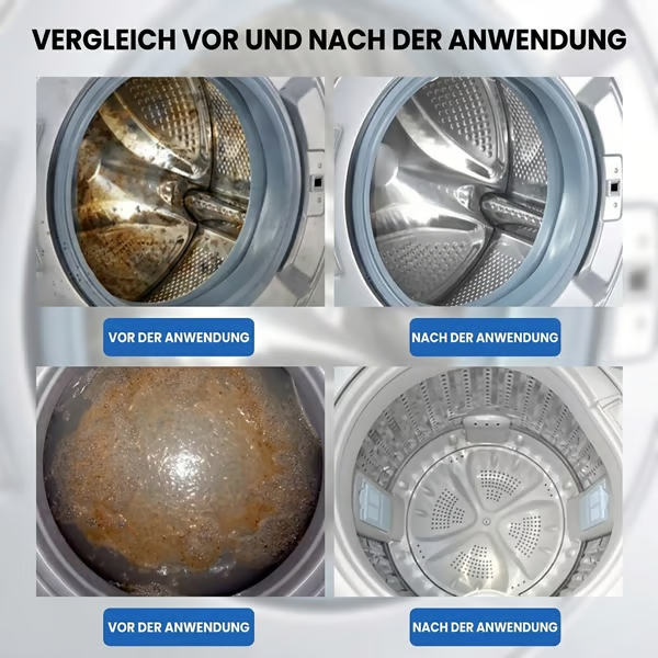🔥Leistungsstarke Reinigungstabletten für Waschmaschinen – beseitigen schnell versteckte Bakterien und unangenehme Gerüche