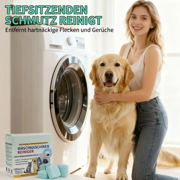 🔥Leistungsstarke Reinigungstabletten für Waschmaschinen – beseitigen schnell versteckte Bakterien und unangenehme Gerüche