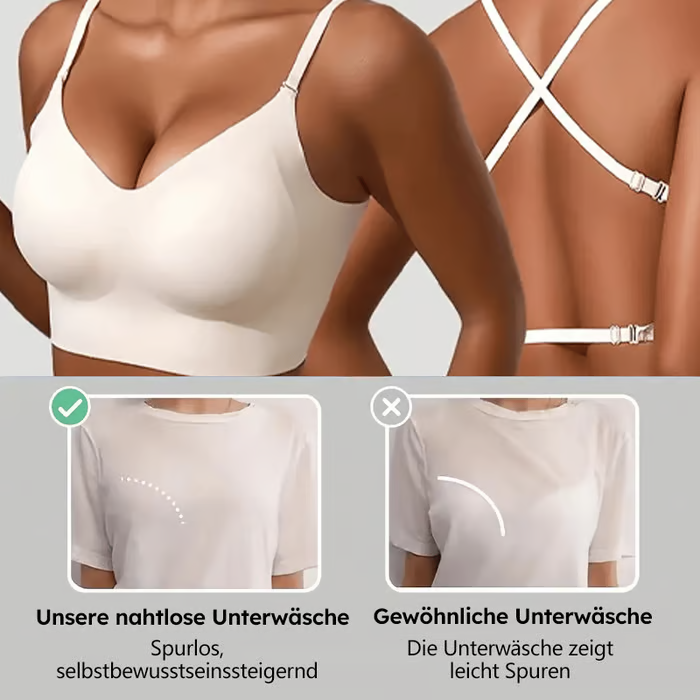 🔥Damen-BH, einfarbig, kabellos, rückenfrei(Kaufen Sie 2, kostenloser Versand)