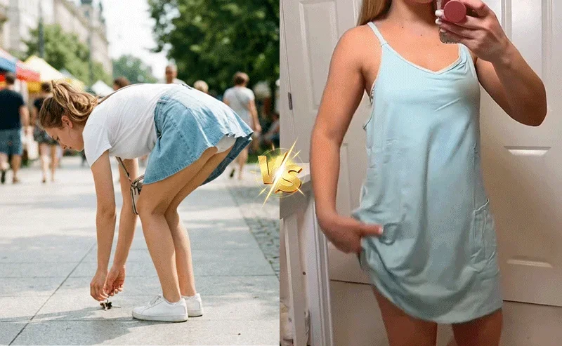 🎁Ärmelloses Sommerkleid mit Shorts für Damen
