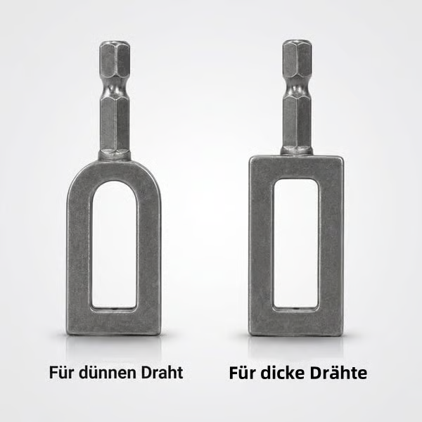 🧰 Stahldraht‑Verdrehwerkzeug für Bohrmaschinen – Schnelles Festziehen & automatische Drahtverdreh‑Aufsatzvorrichtung