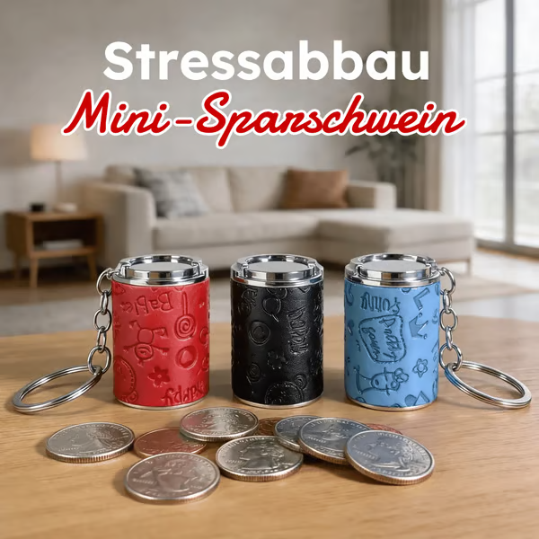 Mini-Schlüsselanhänger zur Aufbewahrung von Münzen