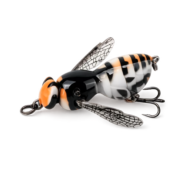 🐟Tödliche Versuchung🐝 Bionic Wasp Topwater Lure 🔥 Triggers Explosive, Violent Surface Strikes!
