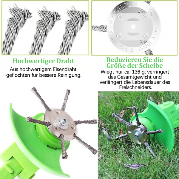 🔧Universeller Ersatz-Trimmerkopf aus Stahldraht