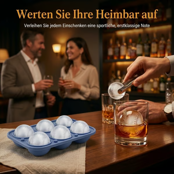 🔥Baseball-Eiswürfelform