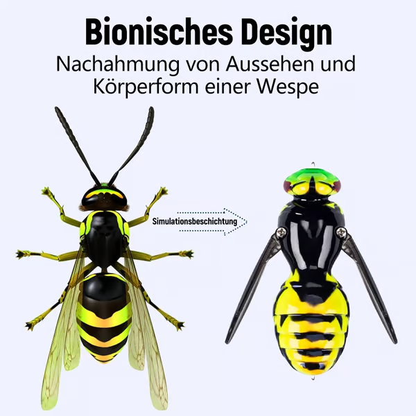 🐟Tödliche Versuchung🐝 Bionic Wasp Topwater Lure 🔥 Triggers Explosive, Violent Surface Strikes!