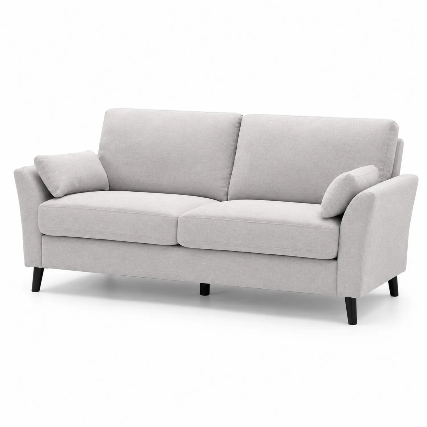 2-Sitzer Sofa Stoff Grau-Classicvillaa