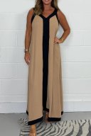 Khaki and Black