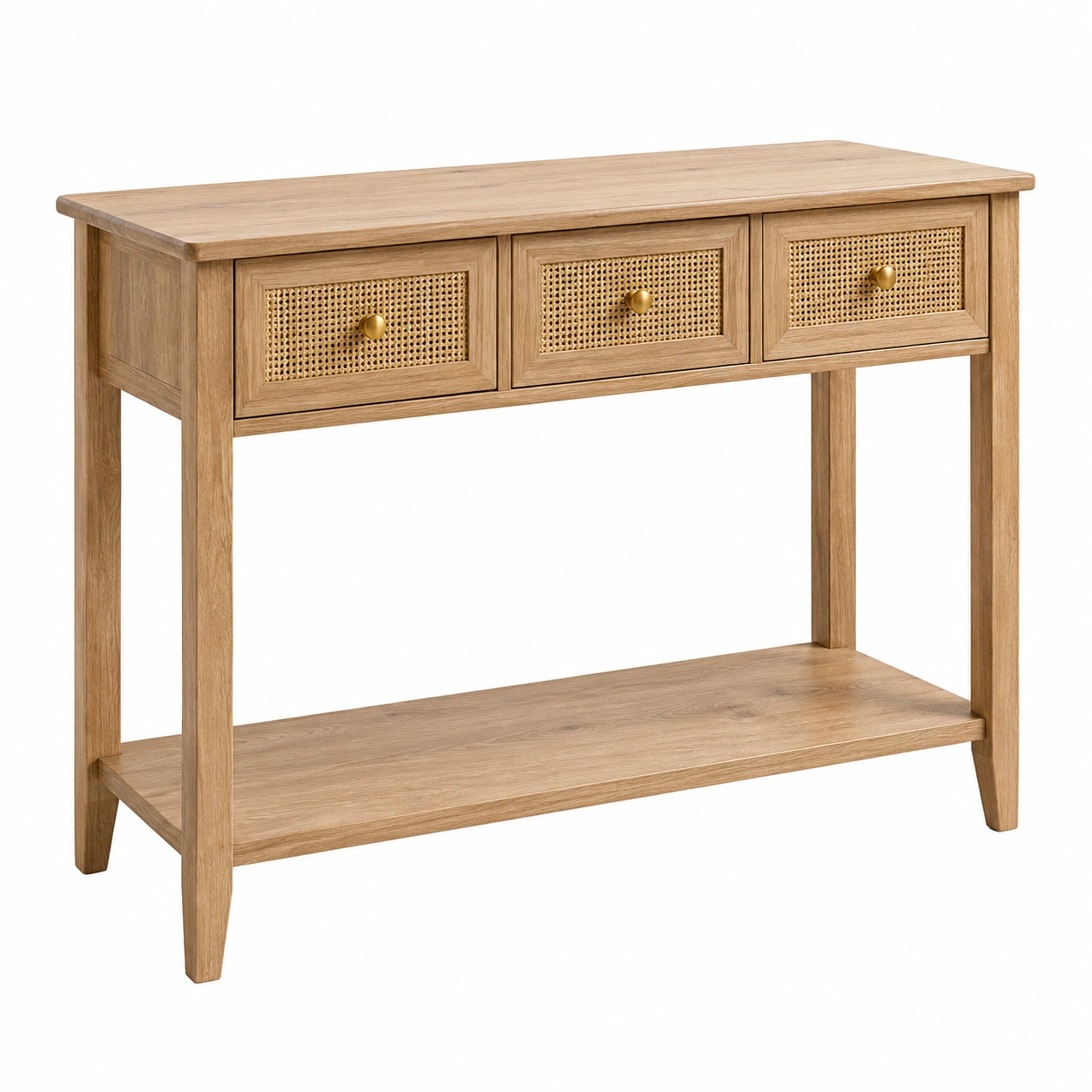 Mesa Consola Nordica Ratán Natural-VirelliHome