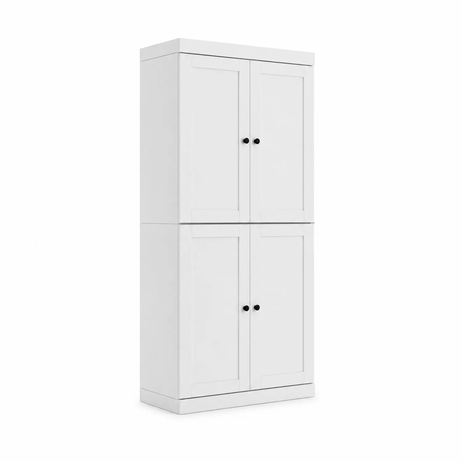 Szafa wolnostojąca z 4 drzwiami biała MDF 180cm