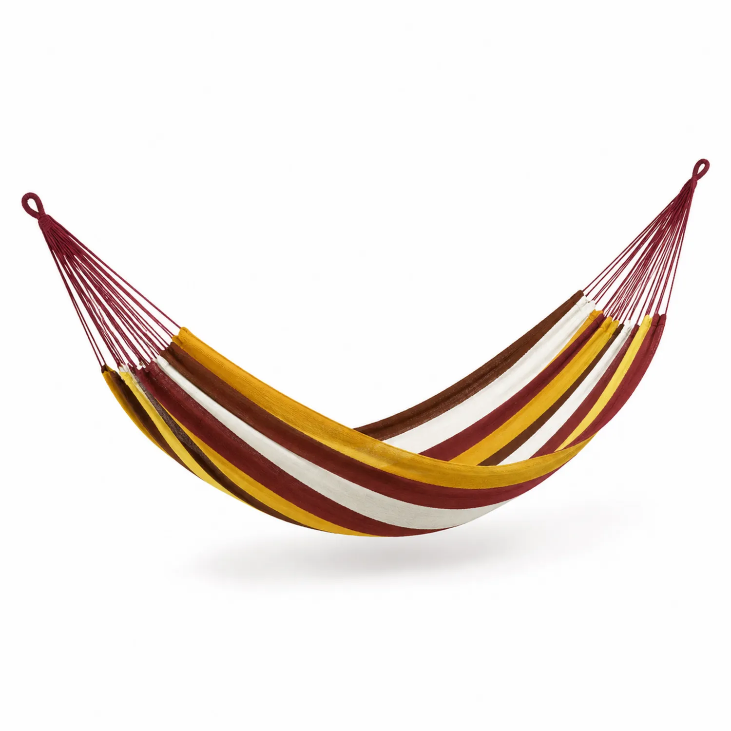 Hamak pojedynczy bawełna pasy 200cm x 150cm