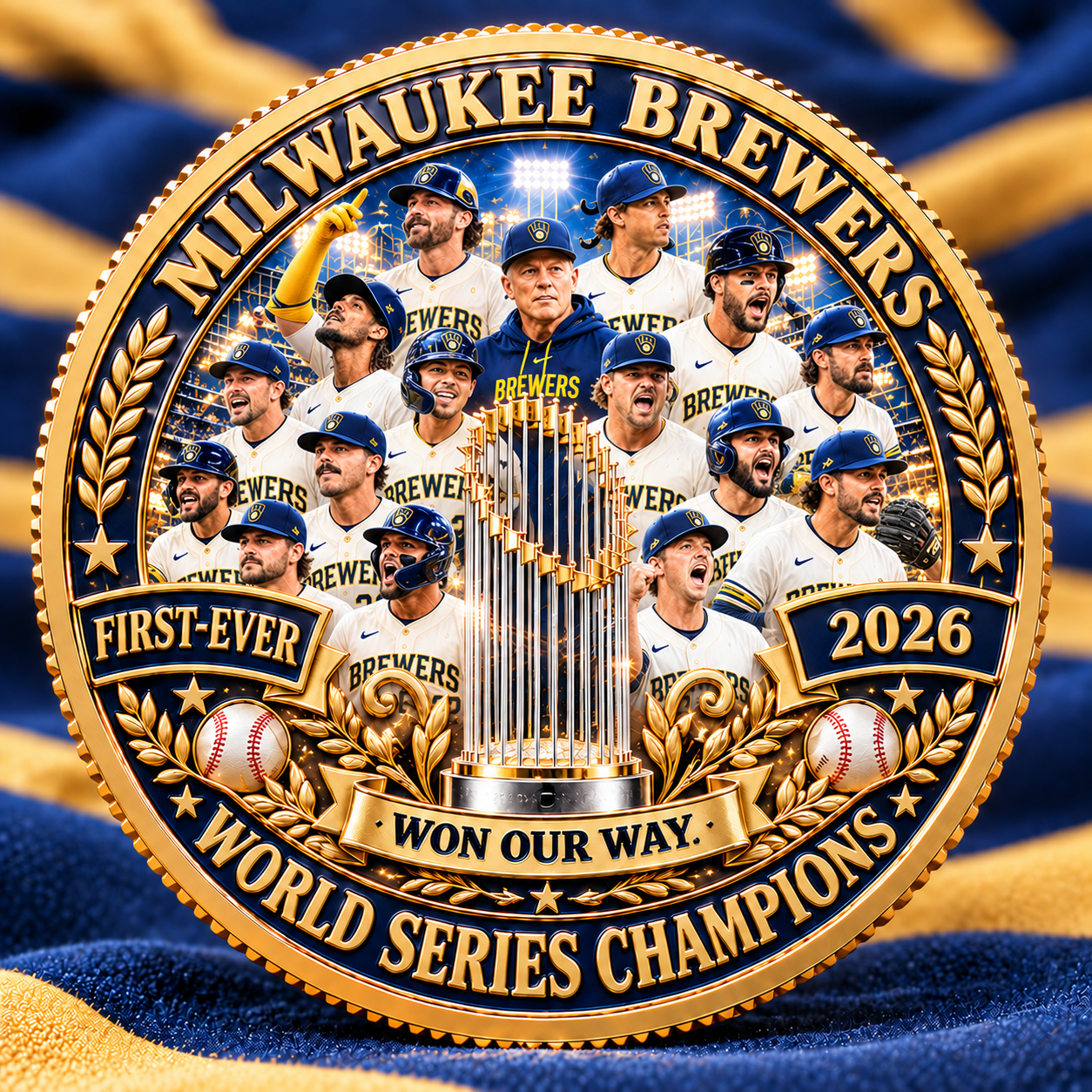 2026 Historic Championship High-Relief Commemorative Collector Coin