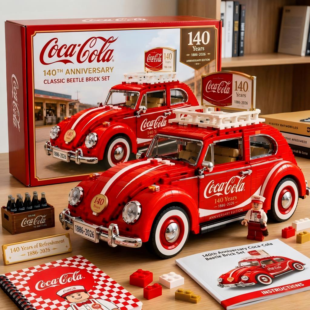 The Ultimate Coca-Cola Classic Beetle Brick Set 🥤🚗