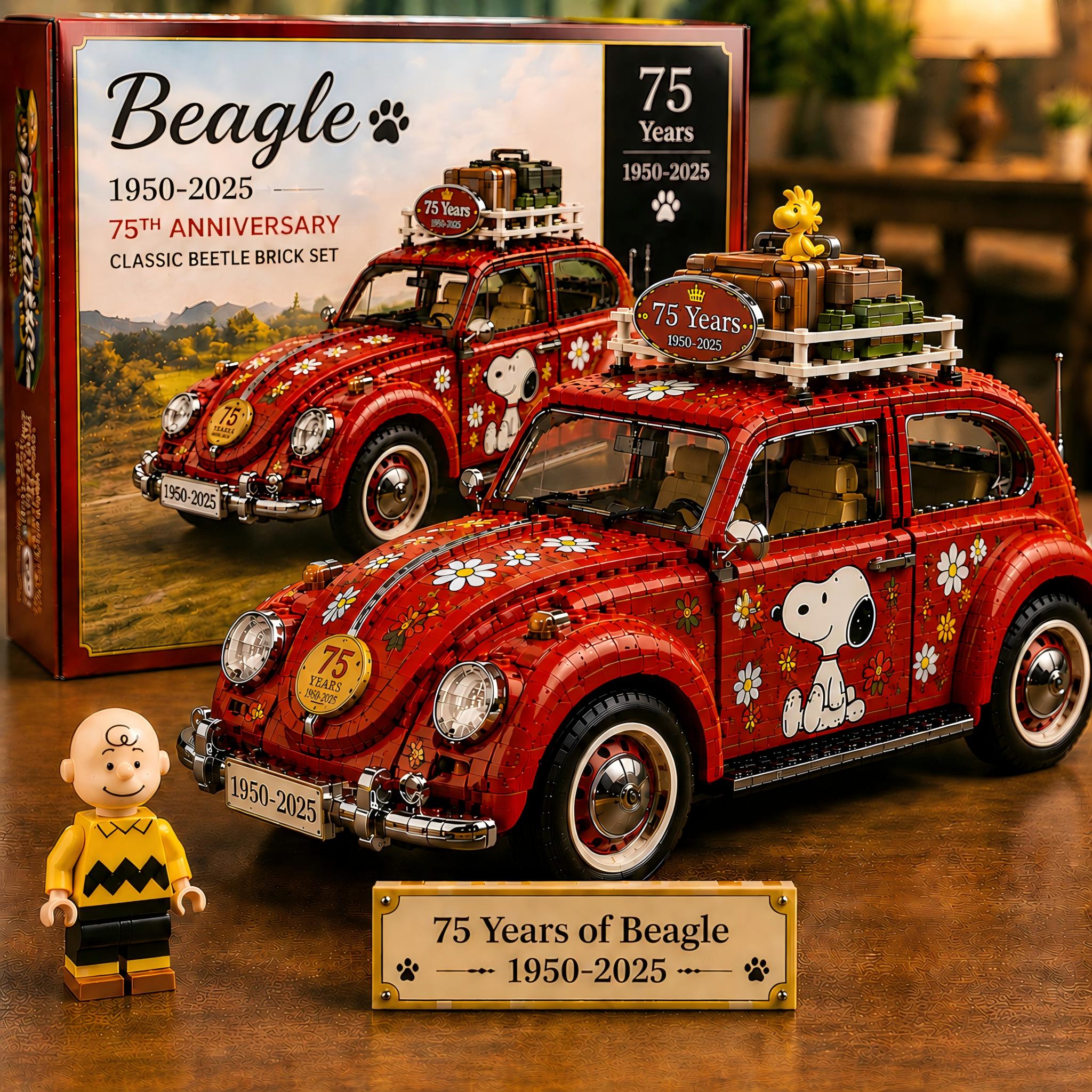 Beagle 75th Anniversary Classic Beetle Brick Set