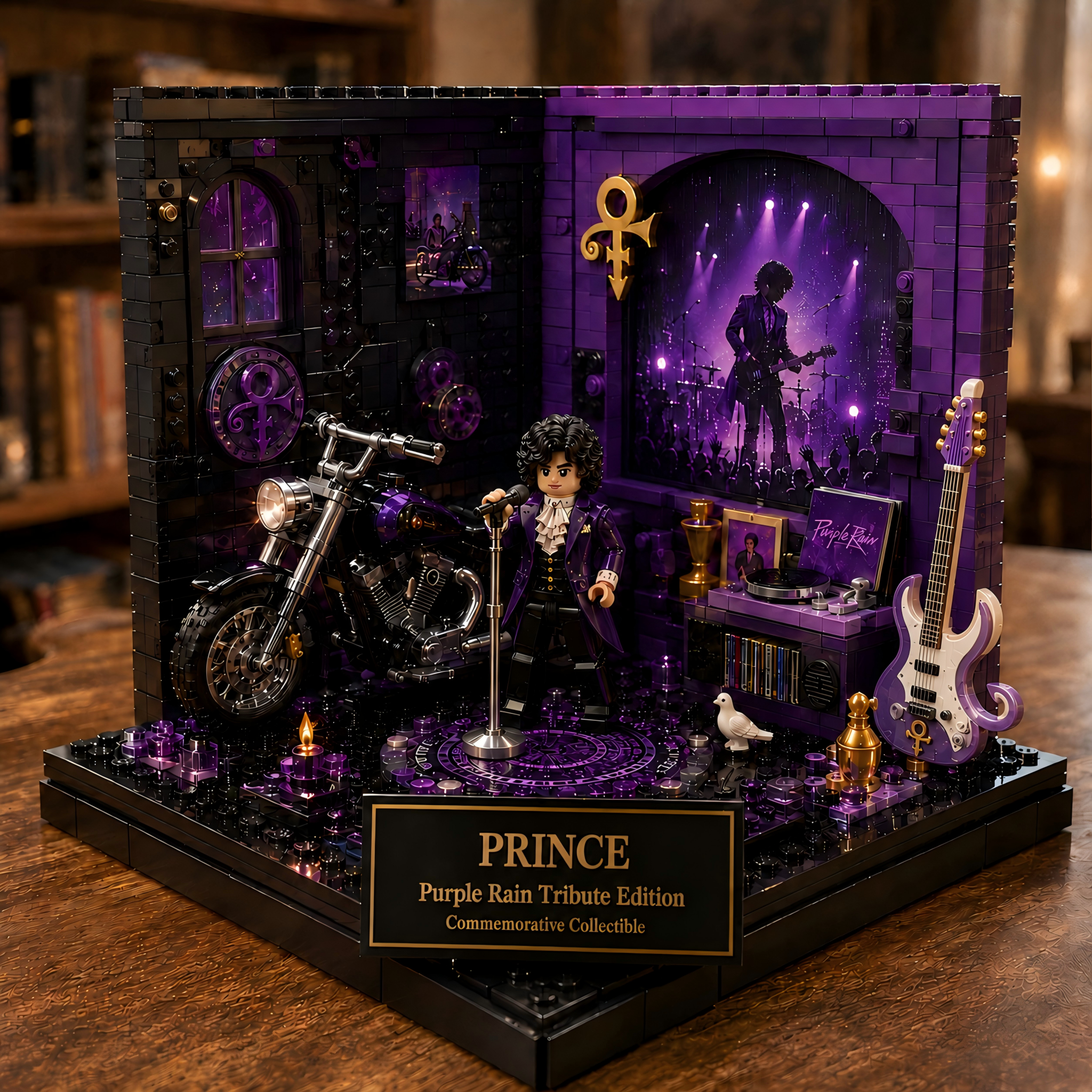 PRINCE: Purple Rain Tribute Edition Brick Set