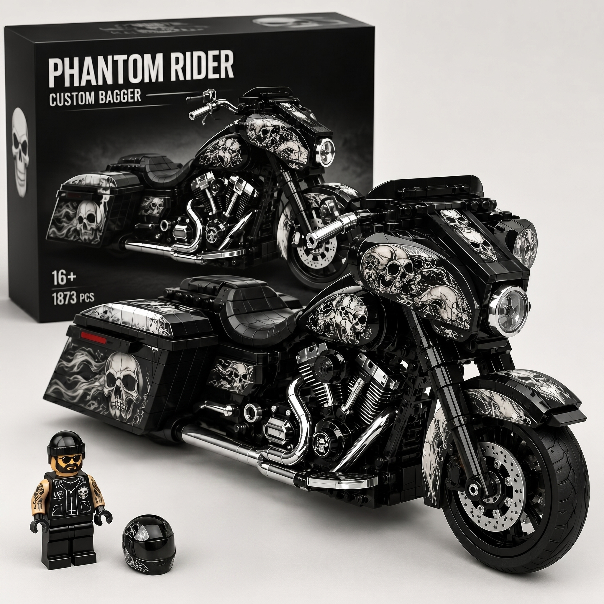 Premium Phantom Rider Custom Bagger Set