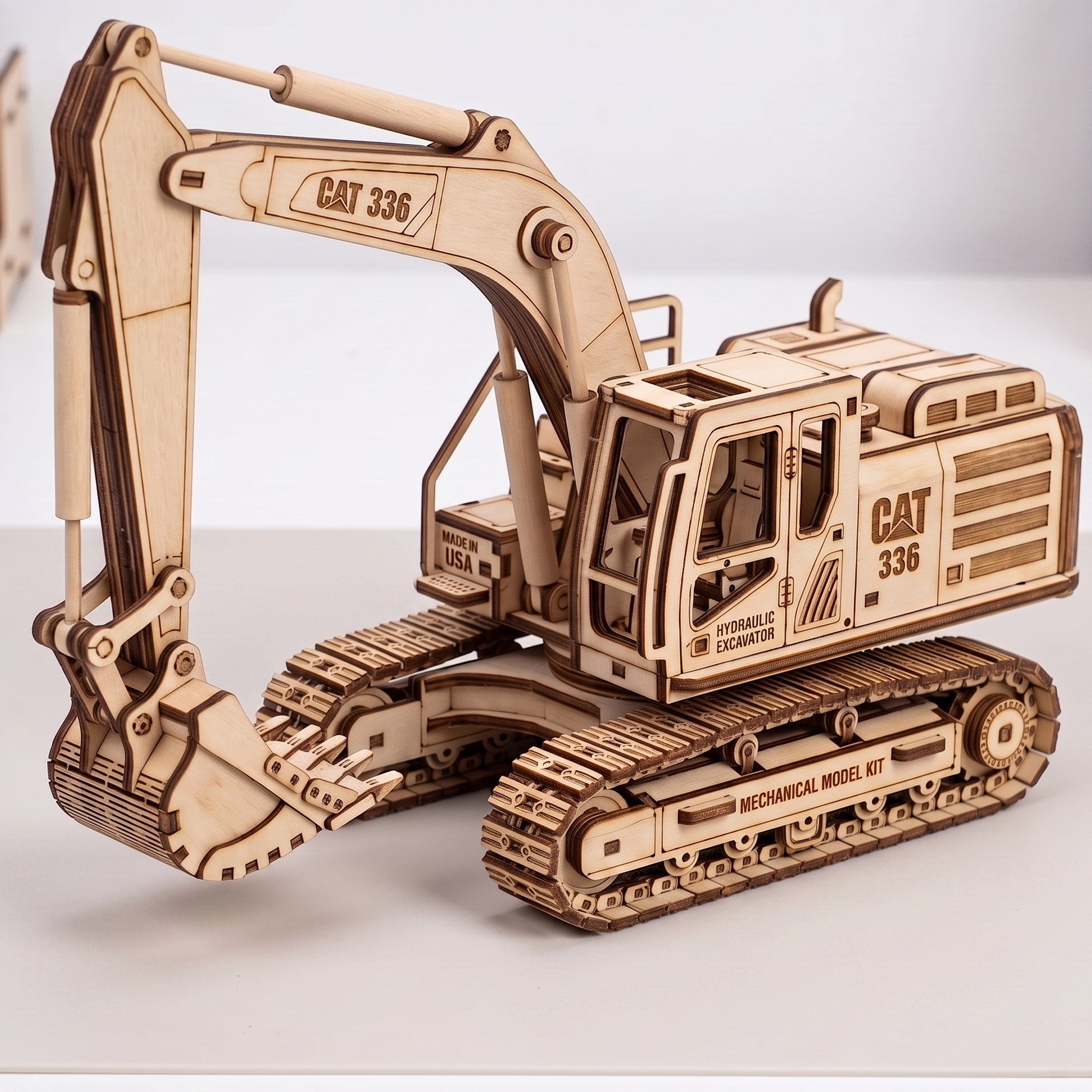 Excavator 3D Wooden Puzzle Kit