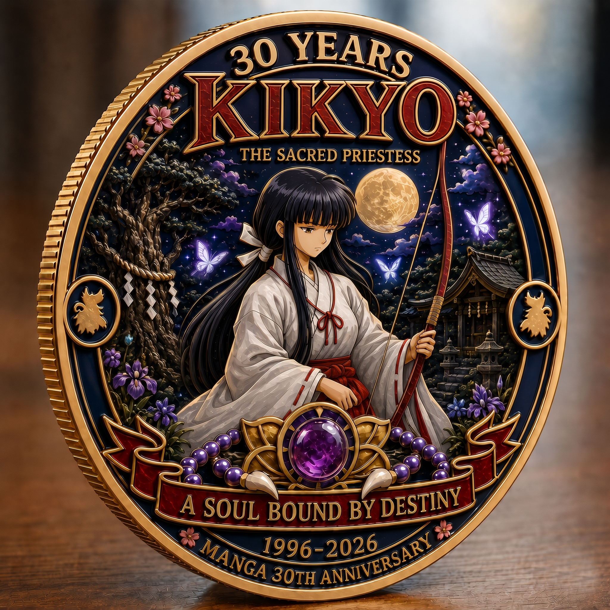 Inuyasha 30th Anniversary Twin Stars Commemorative Coin Set