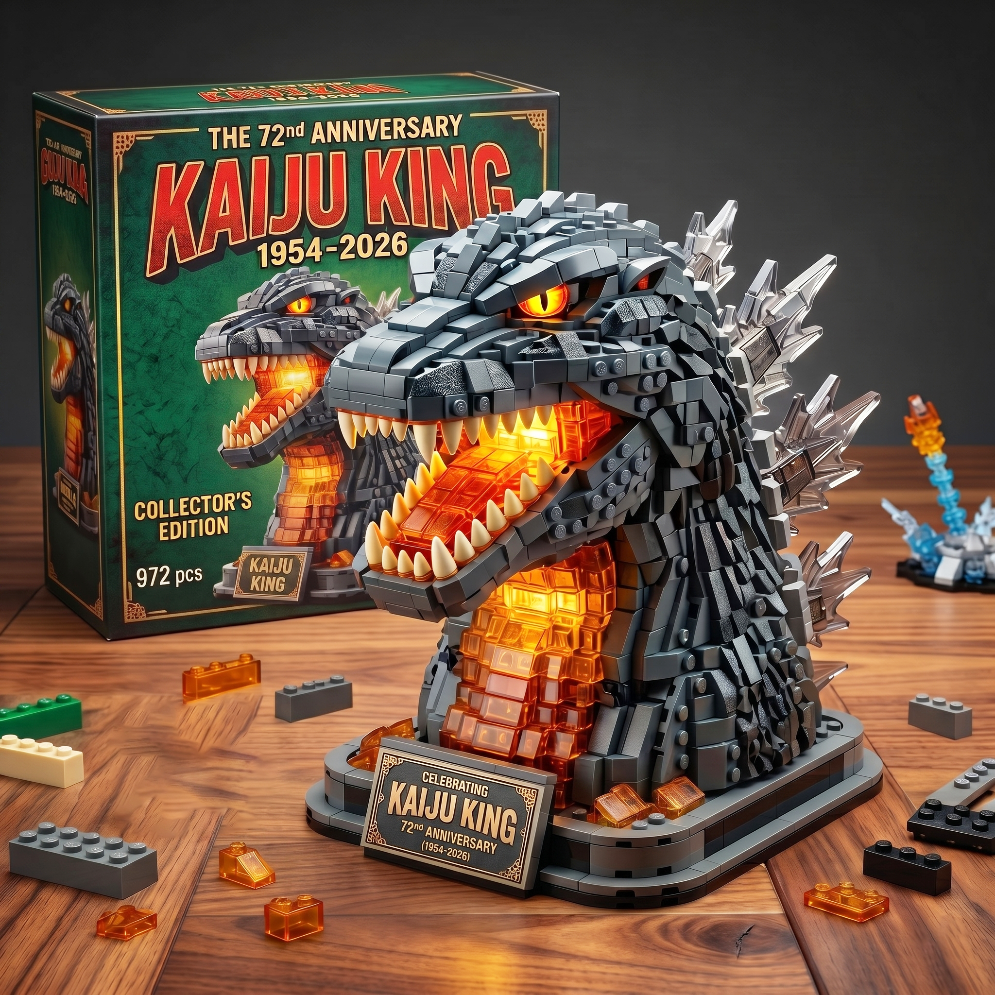 Kaiju King 72nd Anniversary Brick Edition