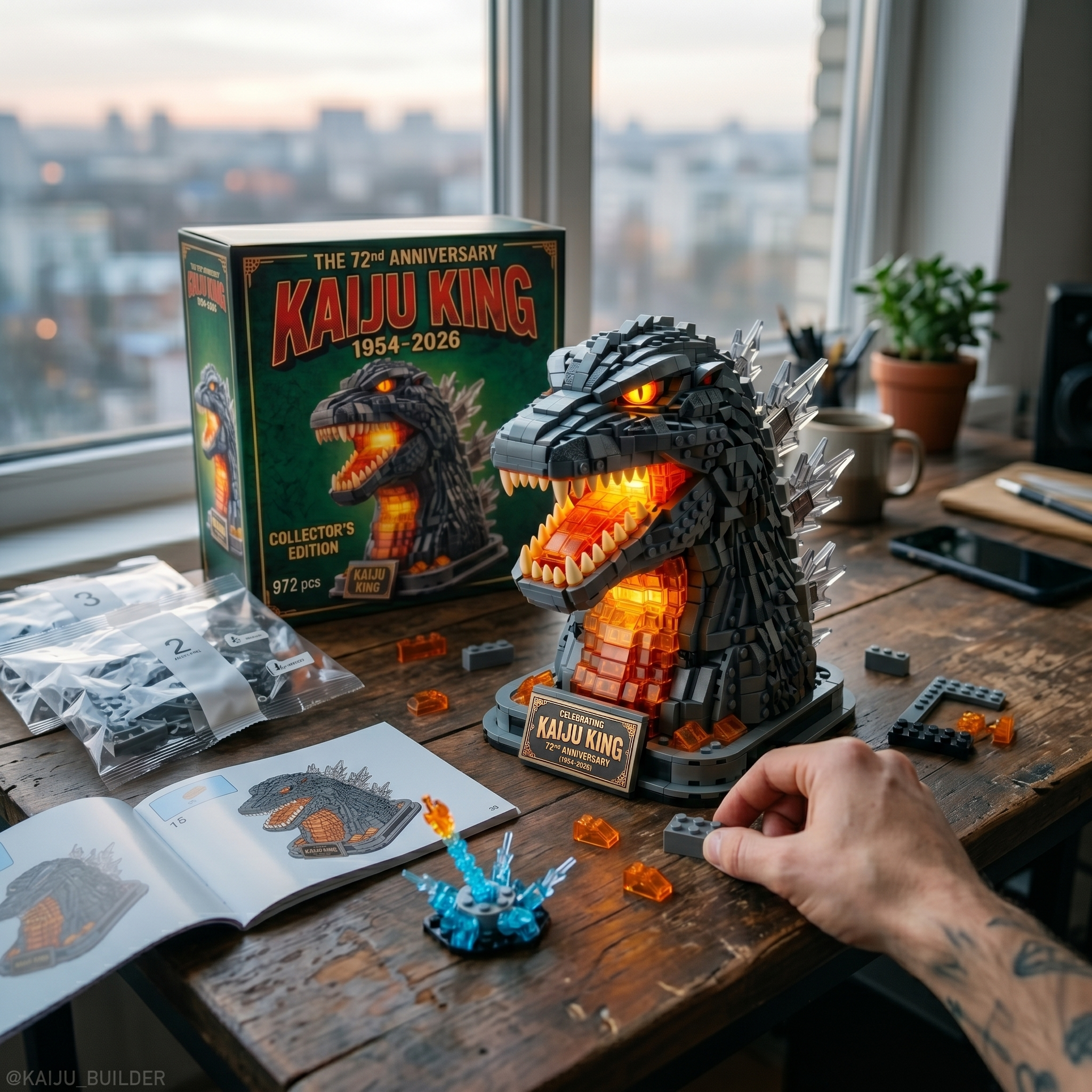 Kaiju King 72nd Anniversary Brick Edition