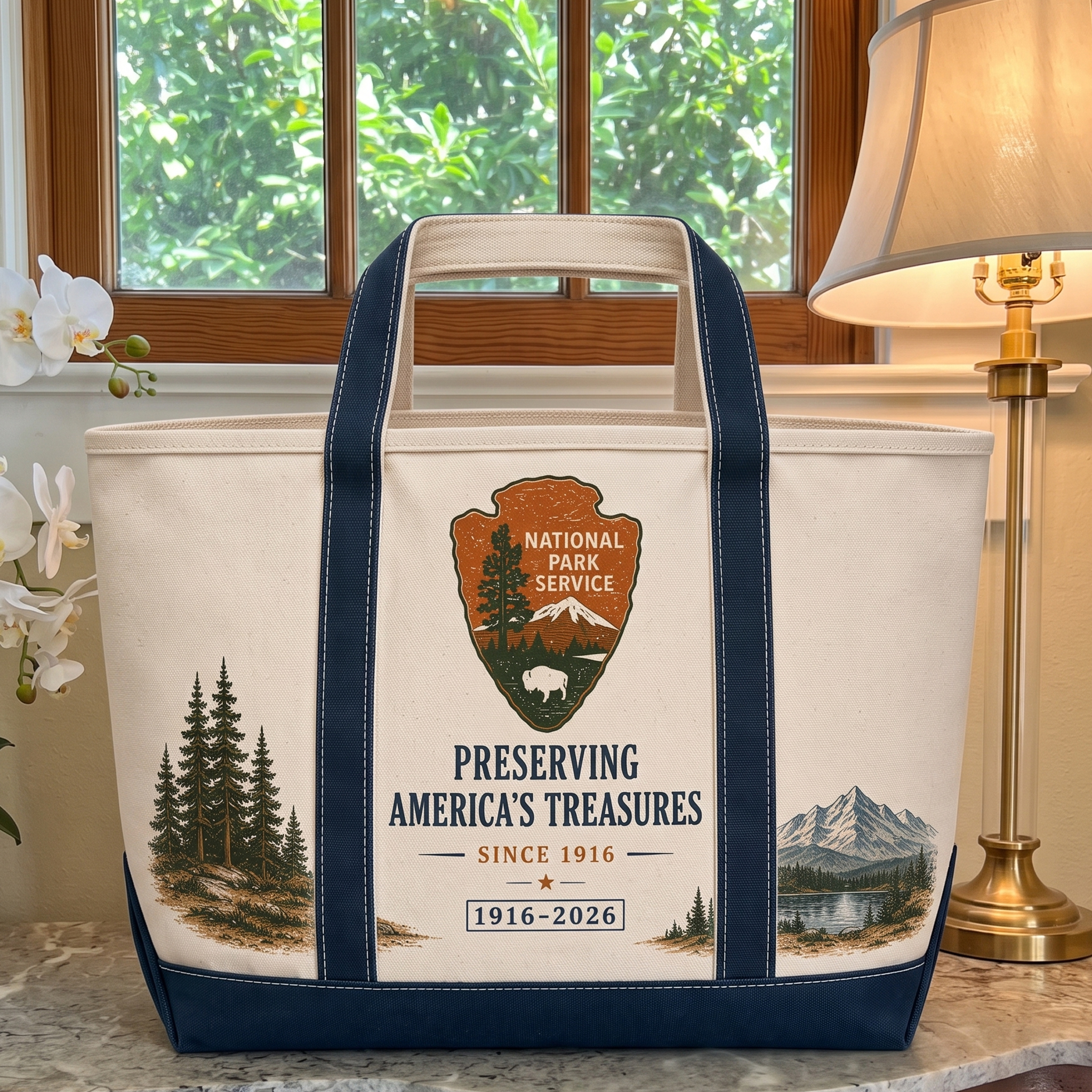 NPS 110th Anniversary Canvas Tote Bag
