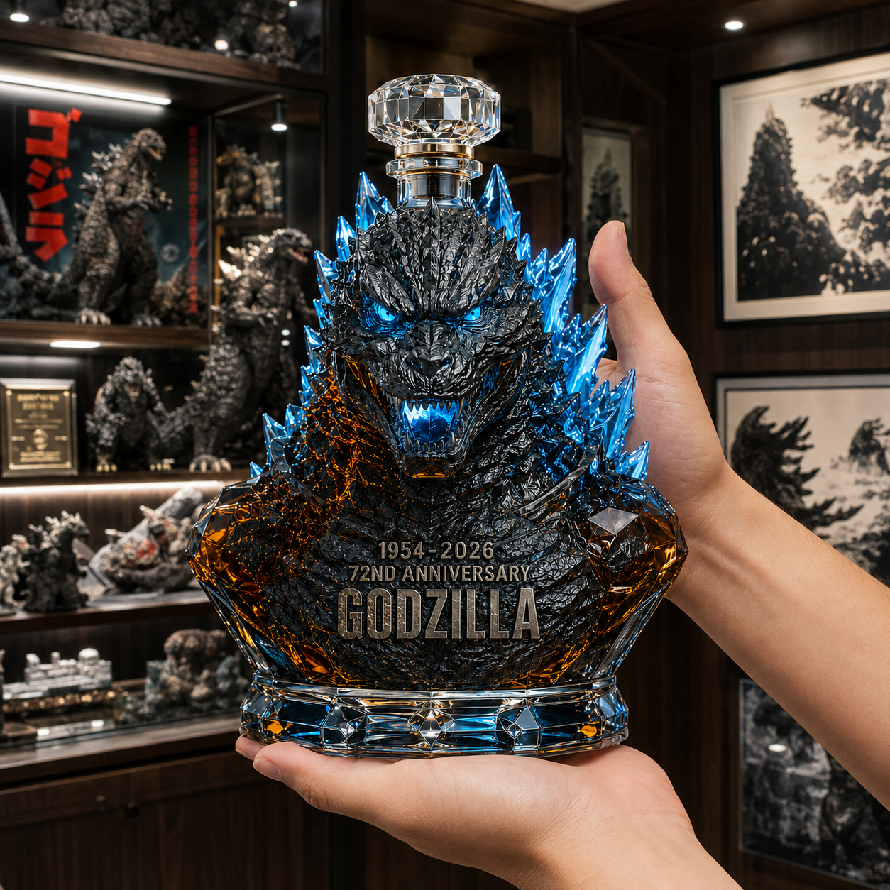Unleash the King: Godzilla 72nd Anniversary Decanter – Heritage Edition 🦖