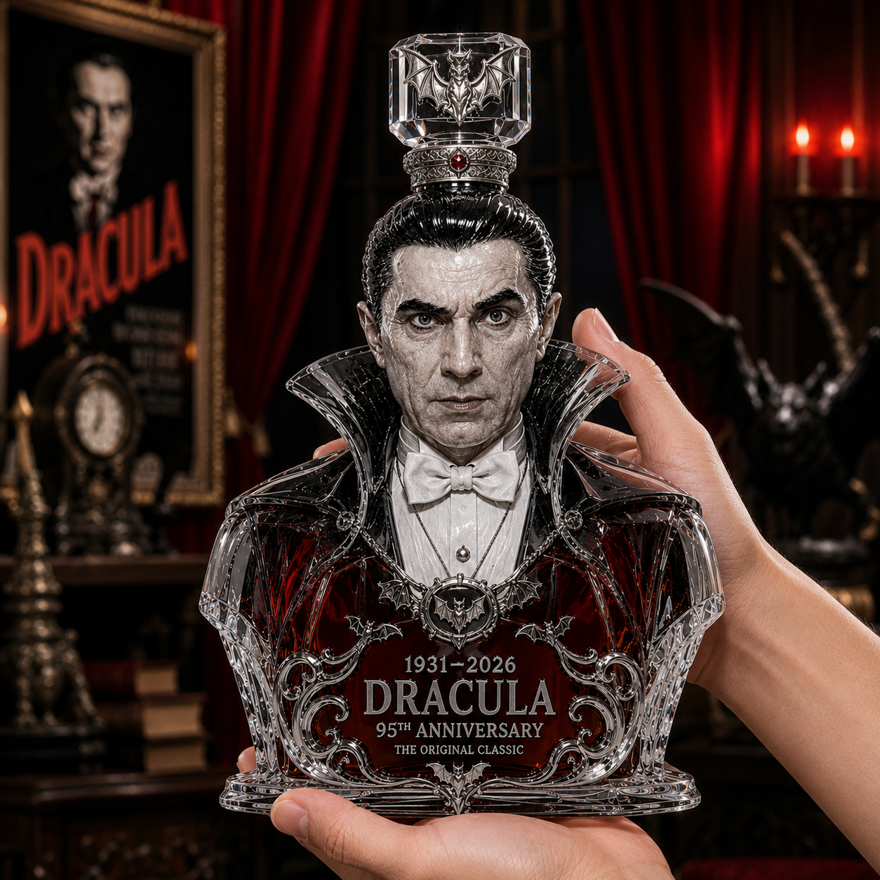 Embrace the Darkness: Dracula 95th Anniversary Decanter – Heritage Edition 🦇