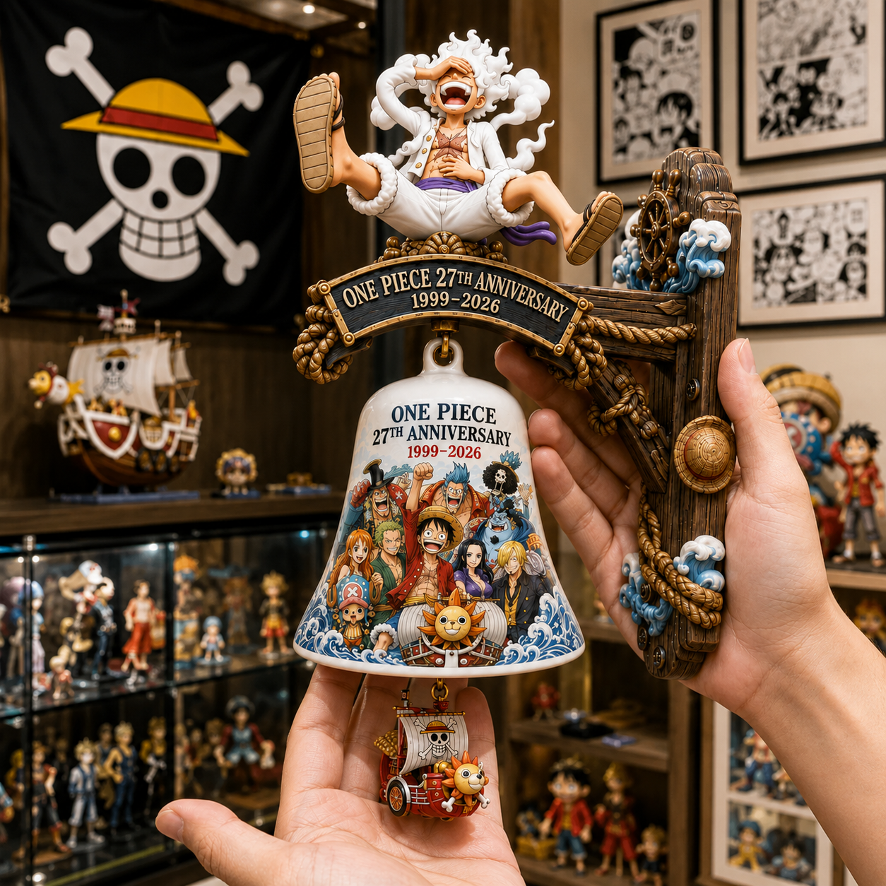 Claim the Treasure: One Piece 27th Anniversary Wall Bell – Heritage Edition ⚓