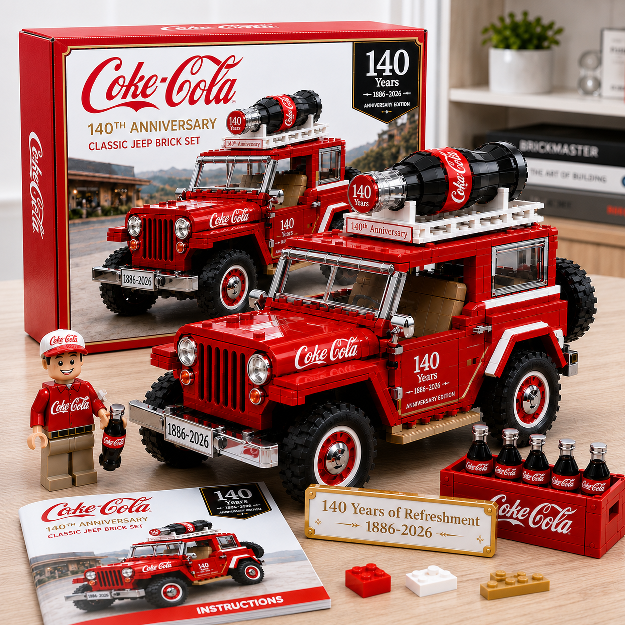 140th Anniversary Retro Coke Off-Roader Brick Set
