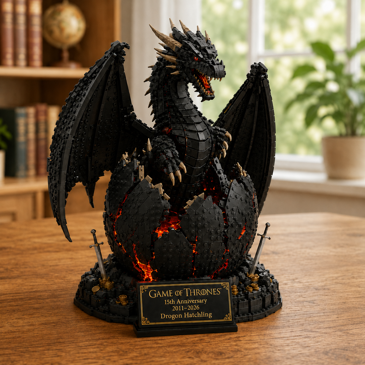15th Anniversary GoT:Drogon Hatchling Collector Building Set