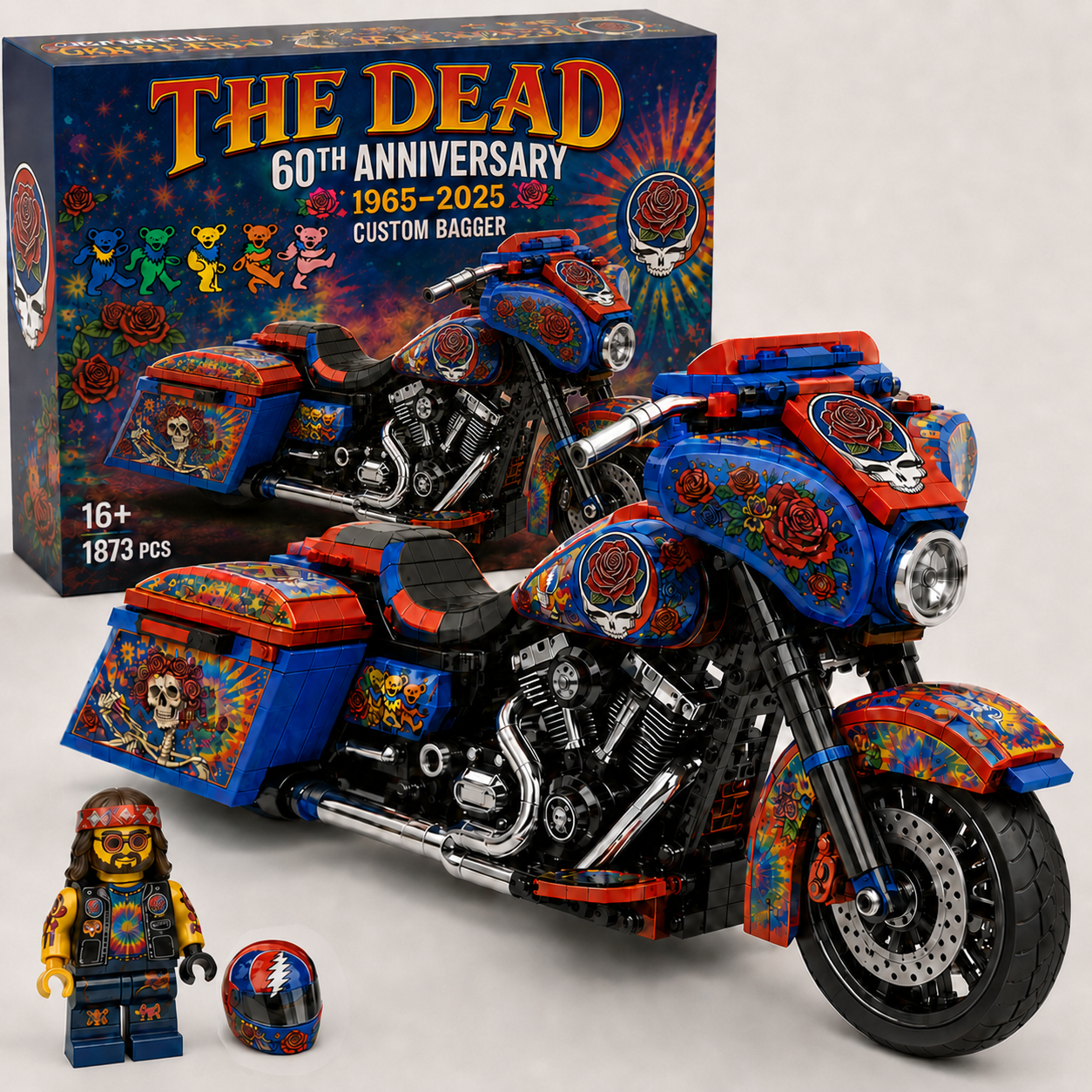THE DEAD 60th Anniversary Custom Bagger Building Set