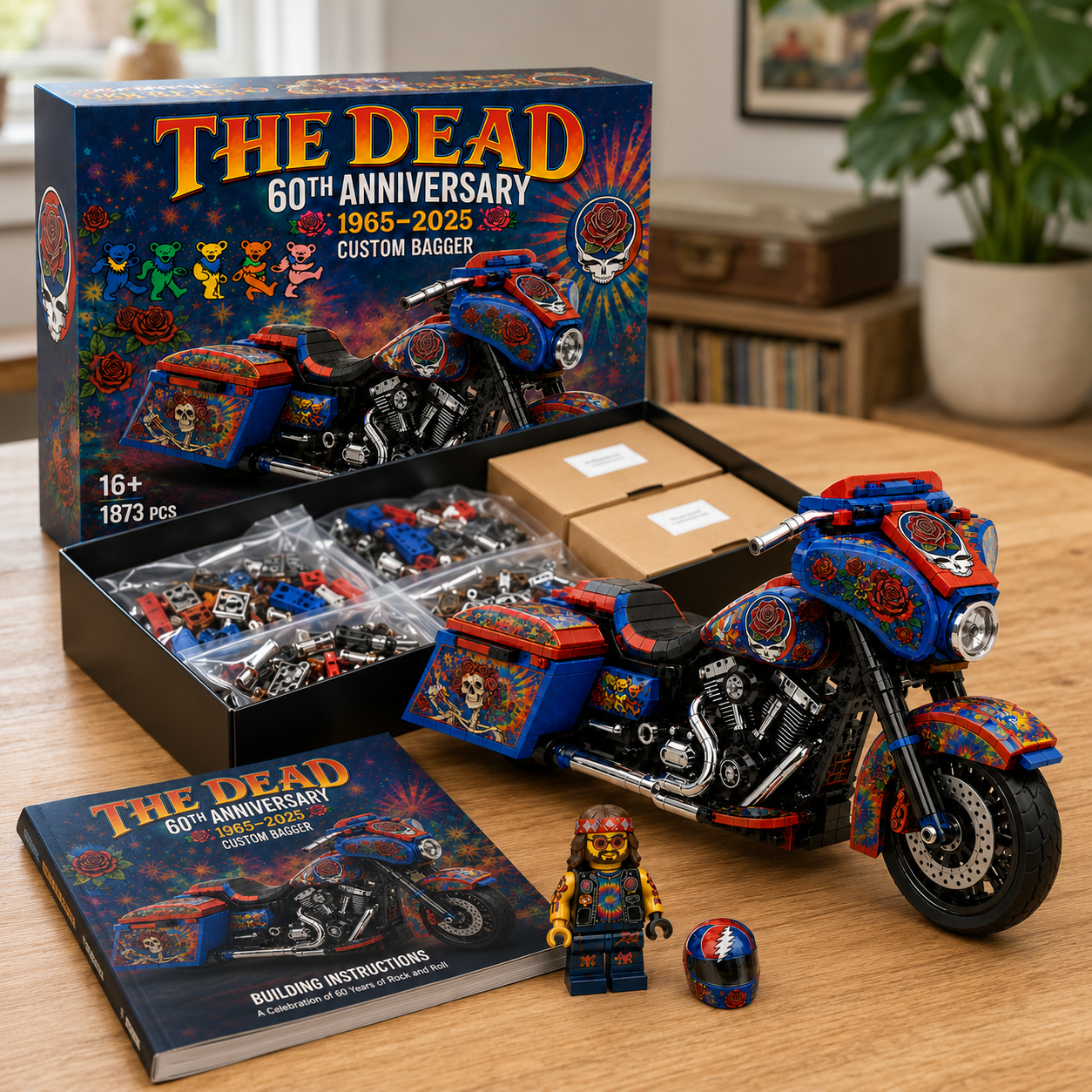 THE DEAD 60th Anniversary Custom Bagger Building Set